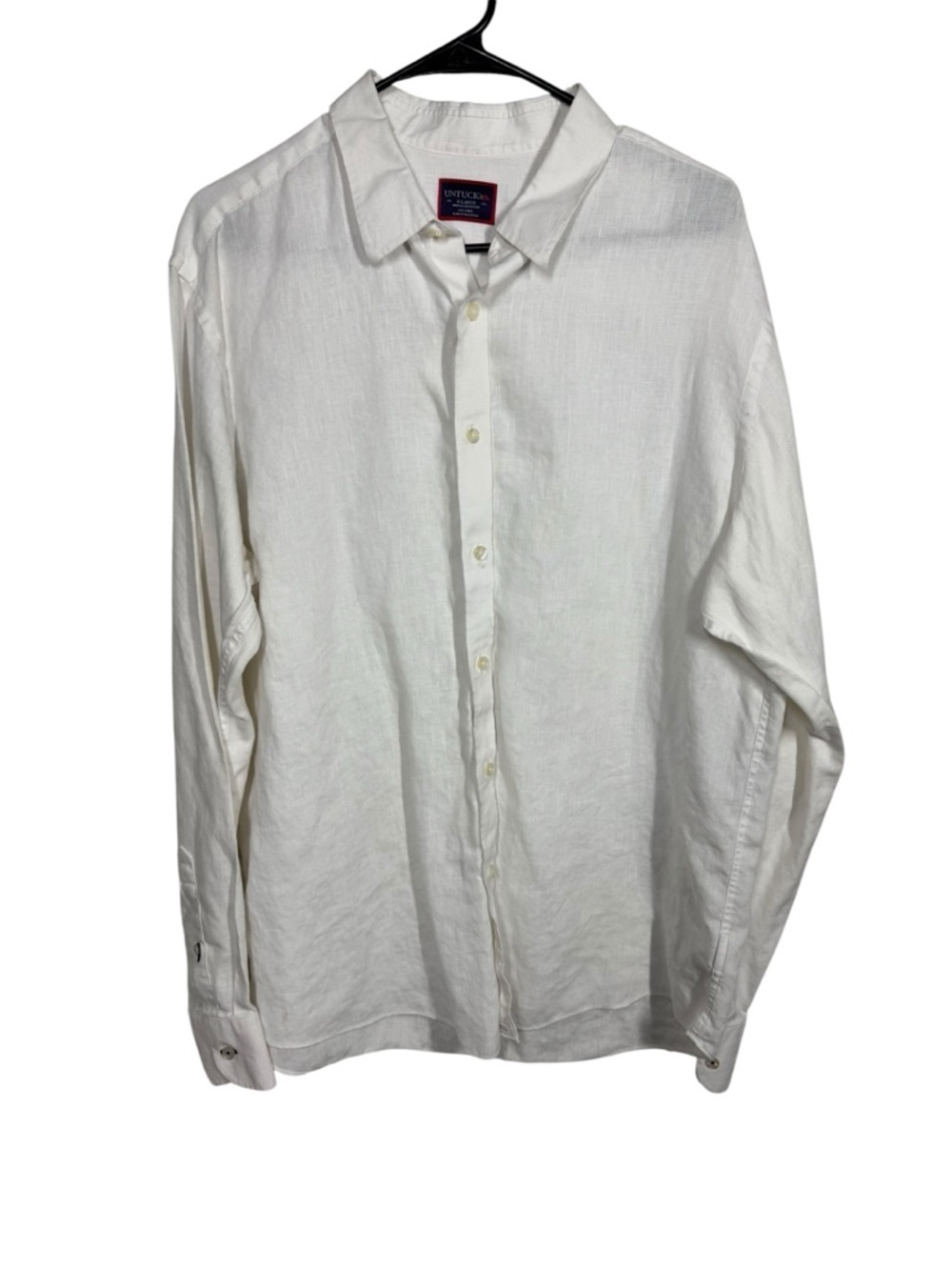 Untuckit Crianza Wrinkle Free Button Down Shirt Size XL